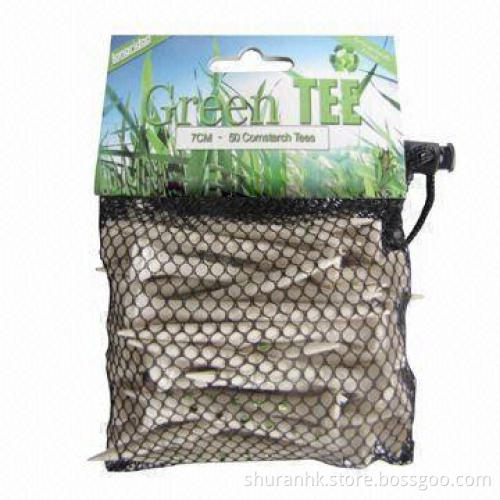 Golf Corn Tees, Customized Logos are Accepted, Made of Plastic, Wooden and Bamboo